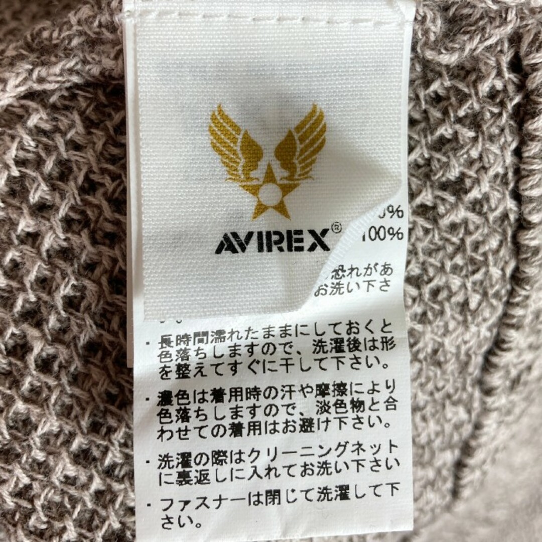 AVIREX(アヴィレックス)の★AVIREX アヴィレックス 6194019 カスタムニット グレー sizeM メンズのトップス(ニット/セーター)の商品写真