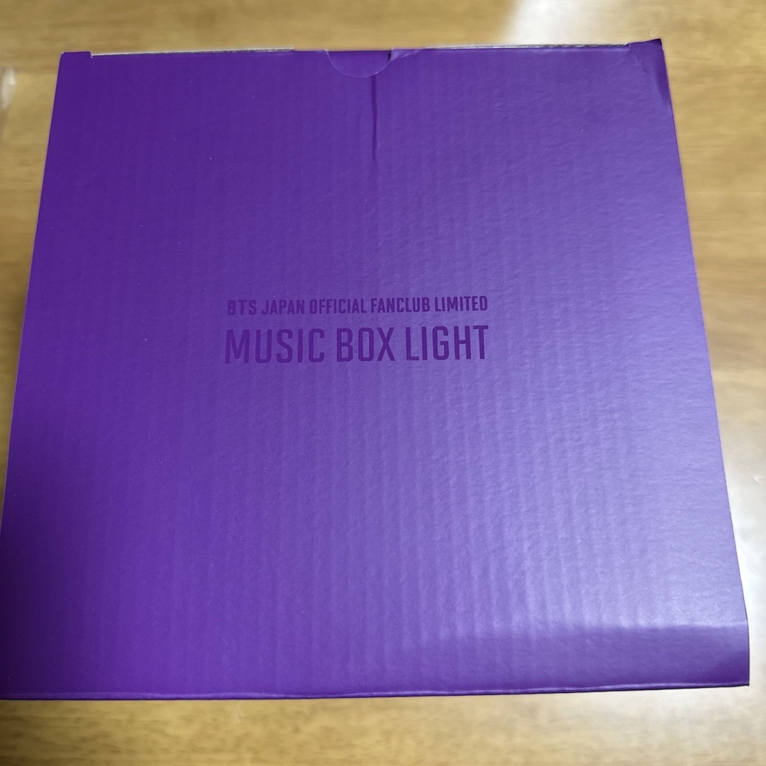 新品未開封★BTS JPFC限定オルゴール ライトMUSIC BOX LIGHT