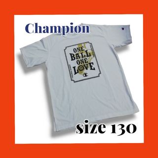 チャンピオン(Champion)の【お買得!!】チャンピオン 半袖 Tシャツ 子供服 キッズ 130㎝ 白(Tシャツ/カットソー)