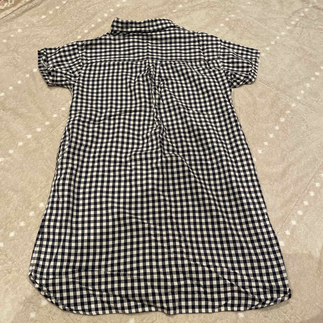 UNIQLO(ユニクロ)のユニクロ　チェックワンピース キッズ/ベビー/マタニティのキッズ服女の子用(90cm~)(ワンピース)の商品写真