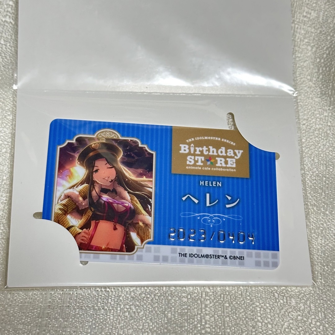 BANDAI NAMCO Entertainment(バンダイナムコエンターテインメント)のアイドルマスターシンデレラガールズ ヘレン バースデーカード エンタメ/ホビーのおもちゃ/ぬいぐるみ(キャラクターグッズ)の商品写真
