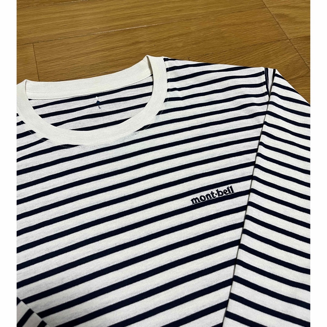 mont bell(モンベル)のWIC.ボーダーロングスリーブT メンズのトップス(Tシャツ/カットソー(七分/長袖))の商品写真