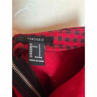 フォーエバートゥエンティーワン(FOREVER 21)のチェックスカート Forever21(ミニスカート)