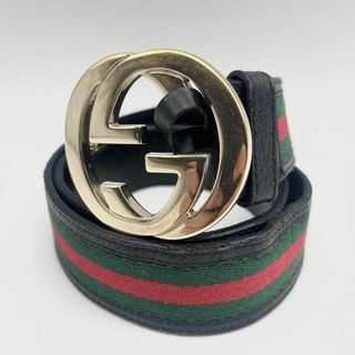 Gucci - グッチ ベルト GGスプリーム インターロッキング Gバックル