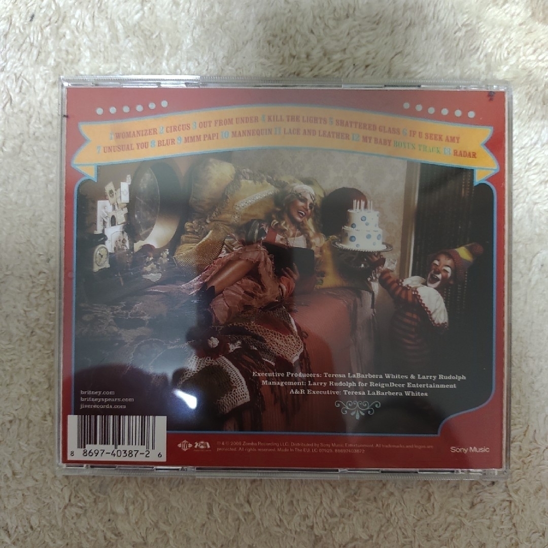 ブリトニー・スピアーズ　サーカス CD エンタメ/ホビーのCD(ポップス/ロック(洋楽))の商品写真