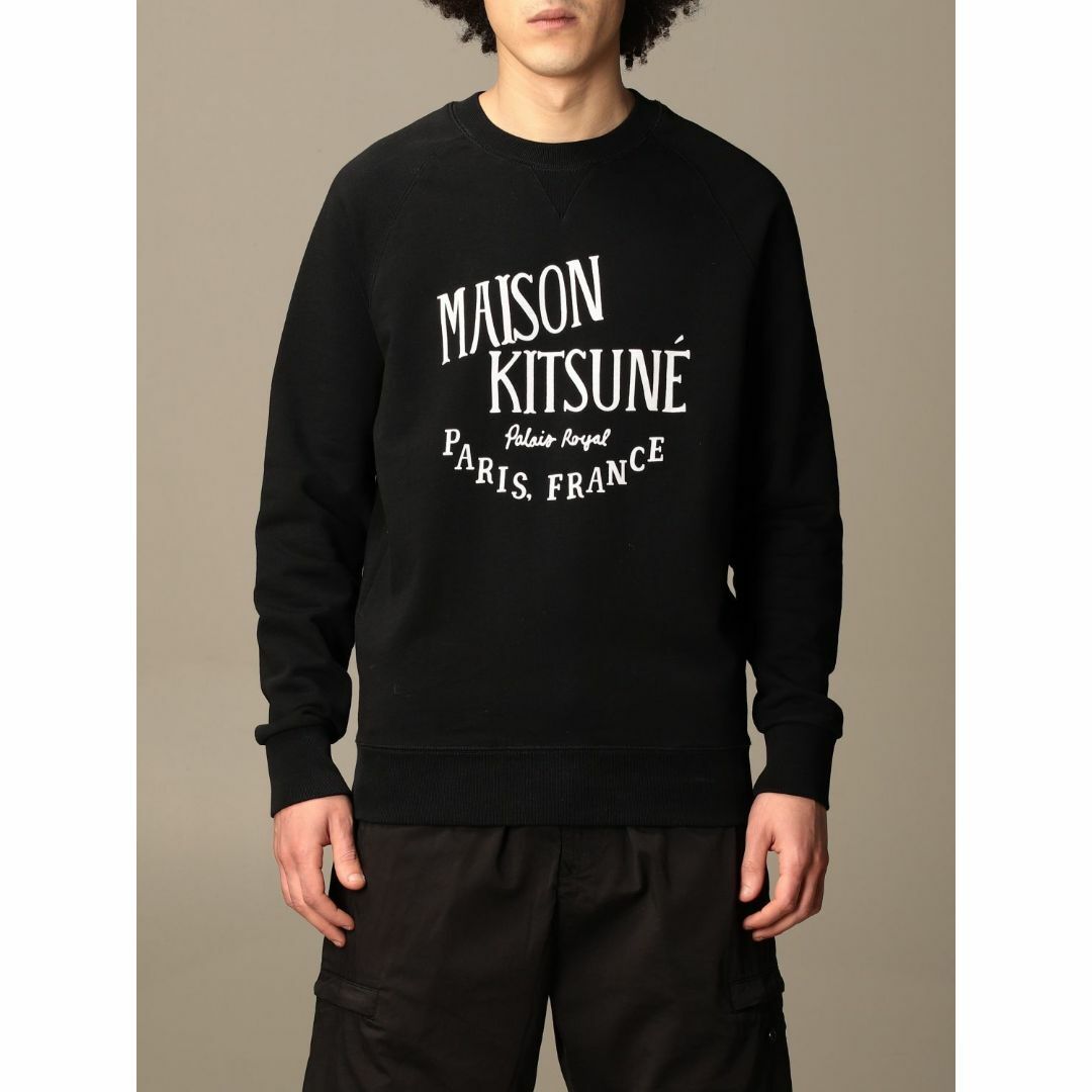 maison kitsune PALAIS ROYAL スウェット L ブラック - スウェット