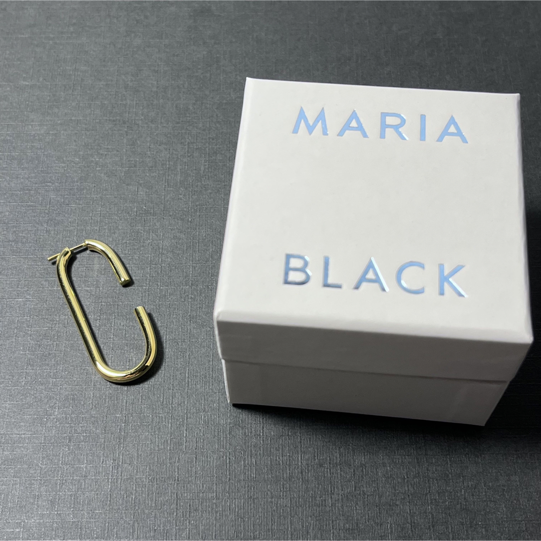 片耳用マリアブラックMARIA BLACK Oval Piercedトゥモローランド