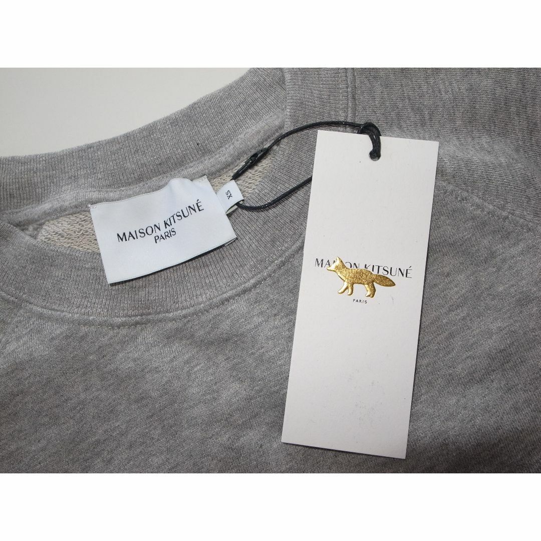 maison kitsune FOX PATCH クルーネック スウェット XS-