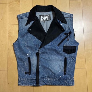 【【最終sale】vintage♡Levis デニムライダースジャケット 美品