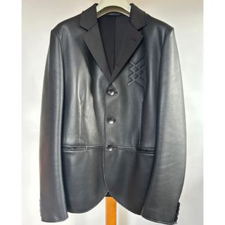 ARMANI COLLEZIONI レザージャケット シルク 美品