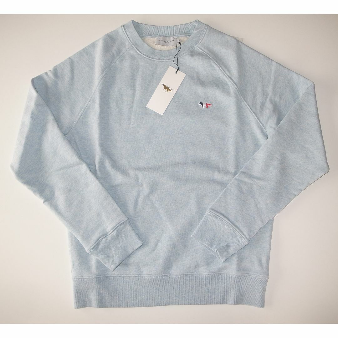 maison kitsune FOX PATCH  スウェット blue L