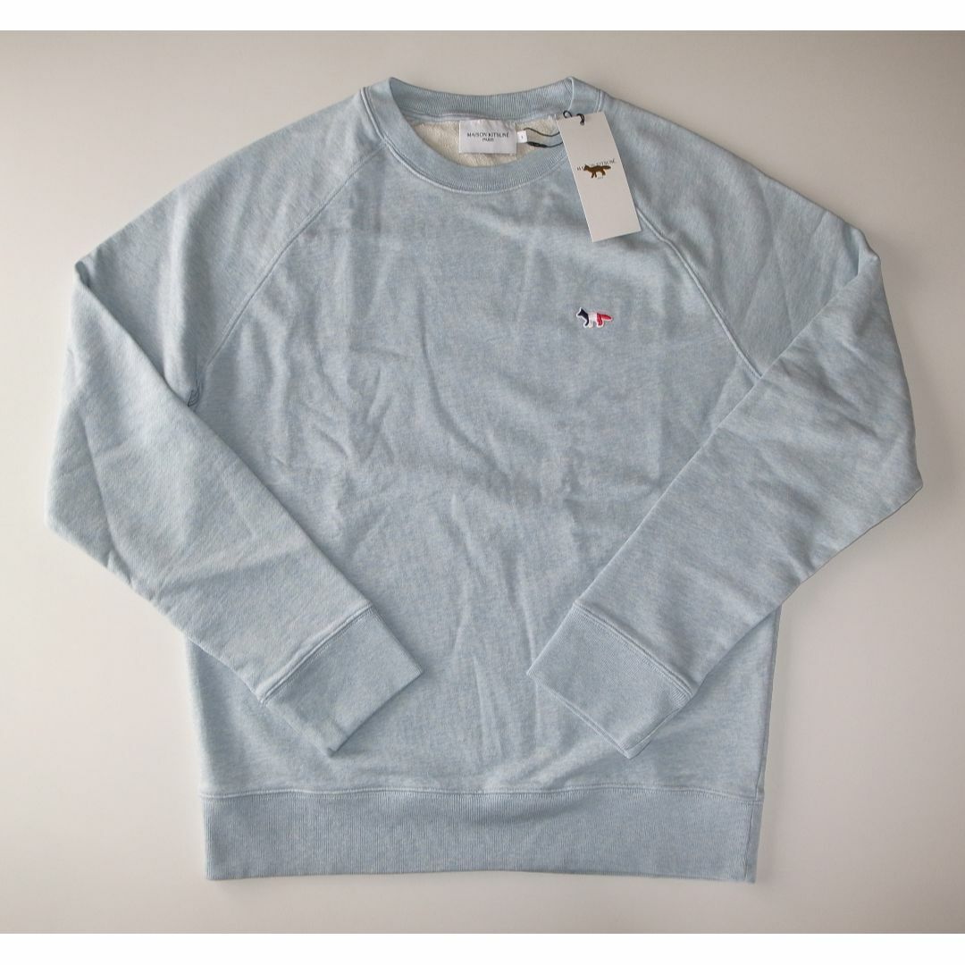 maison kitsune FOX PATCH  スウェット blue L