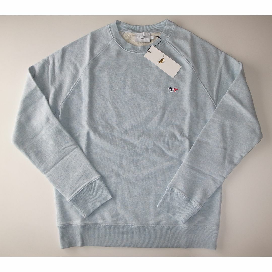 maison kitsune FOX PATCH スウェット blue L