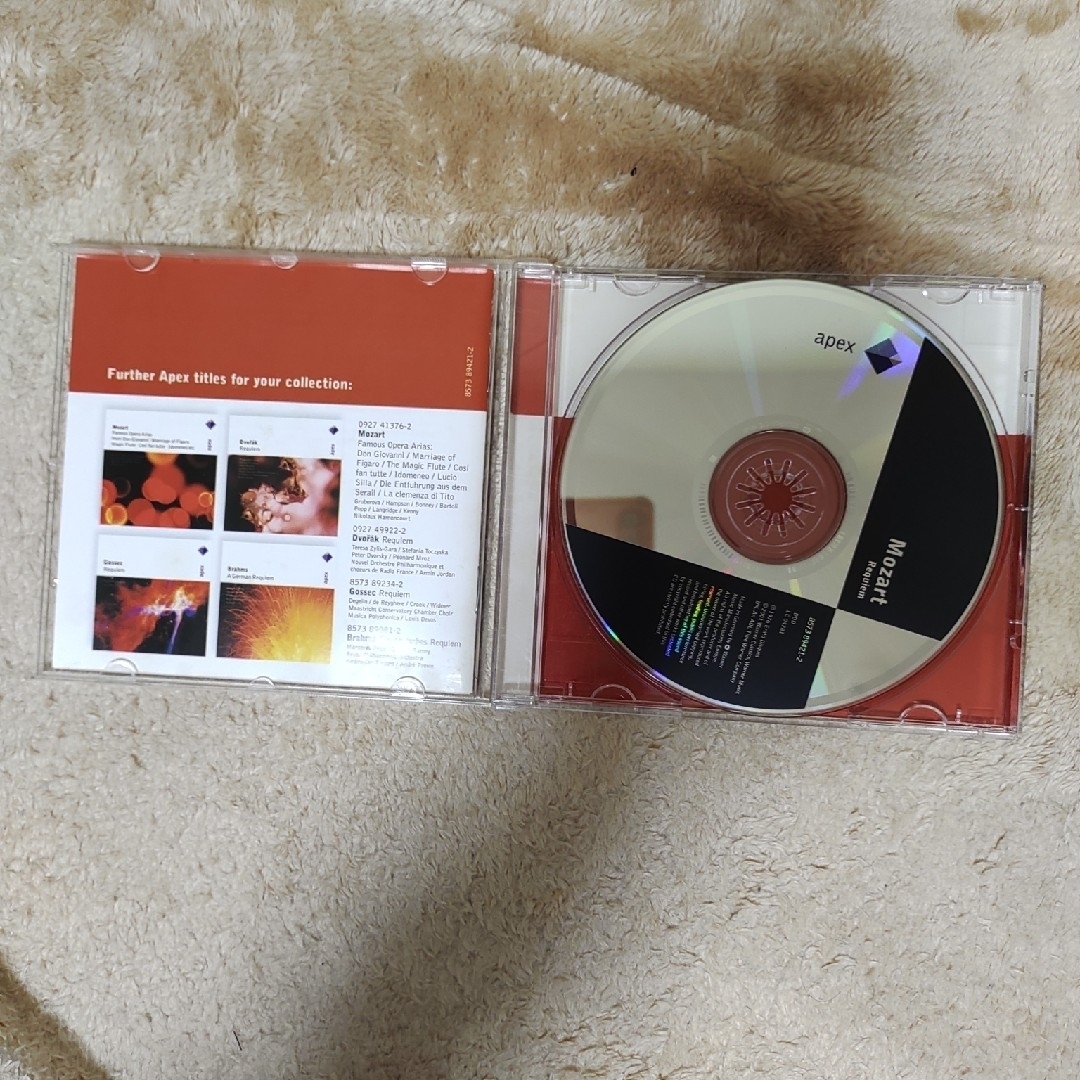 mozart requiem　モーツァルト　レクイエム　apex CD エンタメ/ホビーのCD(クラシック)の商品写真