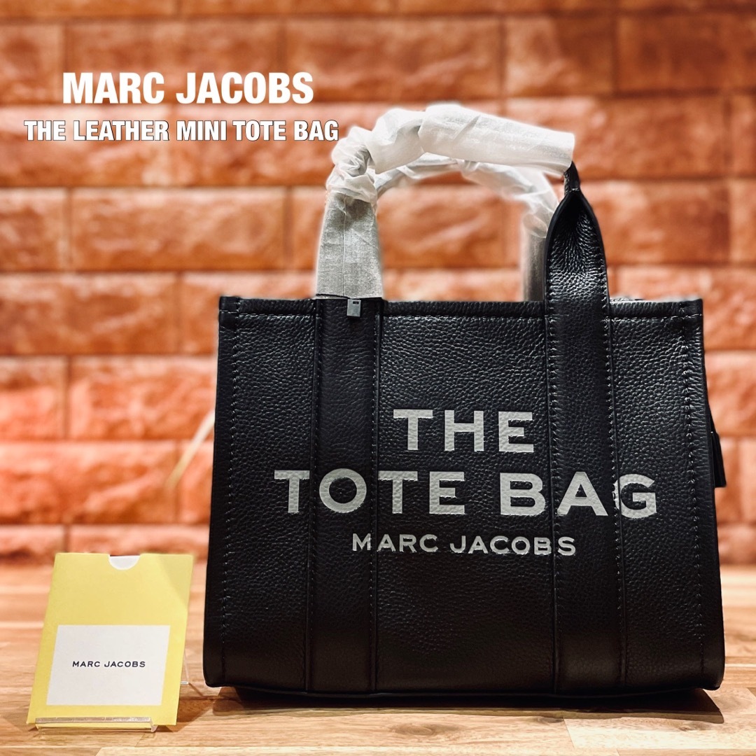 新品未使用】MARC JACOBS 2way レザーミニトート BLACK-