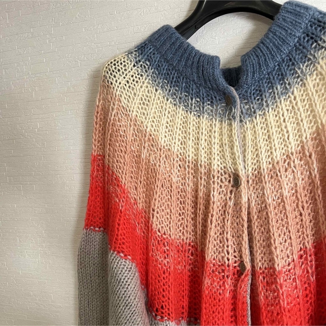 【お気にいる】 bedsidedrama - Coatの Knit Mohair Aurora bedsidedrama 杉咲花 トップス