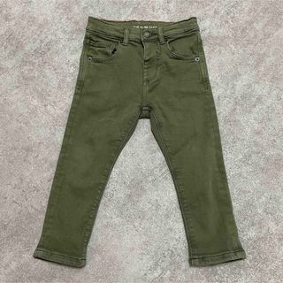 ザラキッズ(ZARA KIDS)のzarakids ザラキッズ カーキ スキニー デニム 92cm(パンツ/スパッツ)