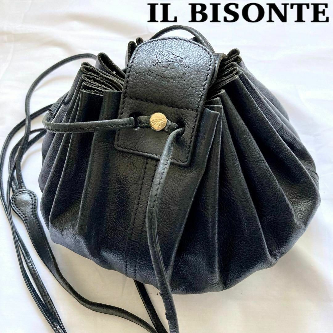 IL BISONTE - ✨高級感✨激レア イルビゾンテ ショルダーバッグ レザー