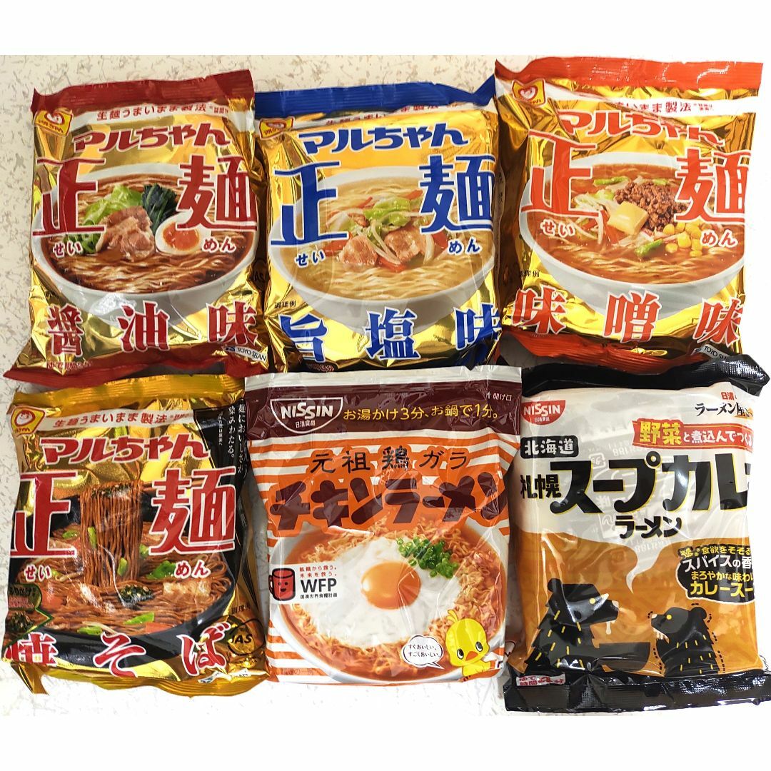 shop｜トウヨウスイサンならラクマ　焼そば　東洋水産　味噌　旨塩　マルちゃん正麺醤油　よーちゃん's　チキンラーメンインスタントラーメン即席麺の通販　by