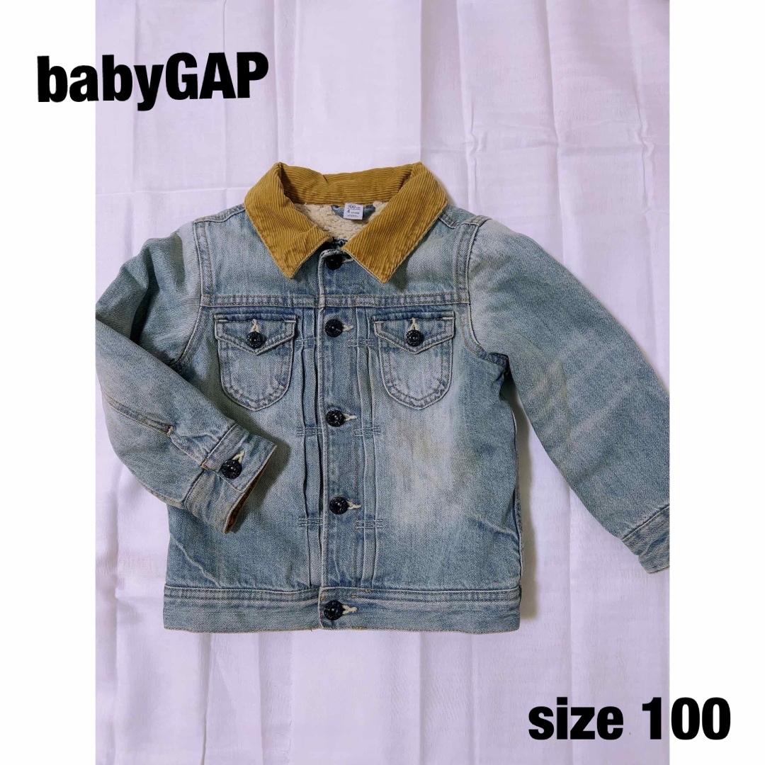 baby gap アウター デニム風 90 ⑤