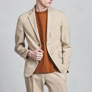 UNITED ARROWS - 【BEIGE】ジャージー 2B ジャケット ＋ パンツ2タイプ