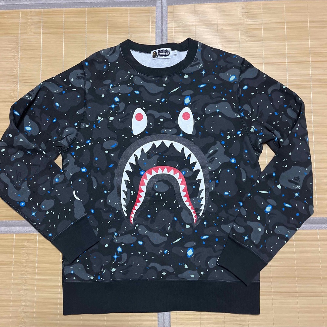 APE BAPE KAWS SPACE CAMO スウェット　パーカー　L | フリマアプリ ラクマ