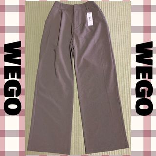 ウィゴー(WEGO)の☆新品未使用☆ WEGO タックワイドスラックス　ワイドパンツ(カジュアルパンツ)