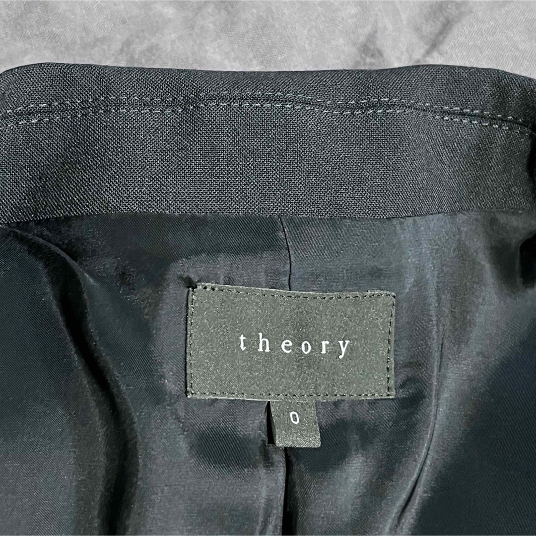 セオリーtheoryジャケットワンピースセットアップスーツサイズ0ネイビー 4