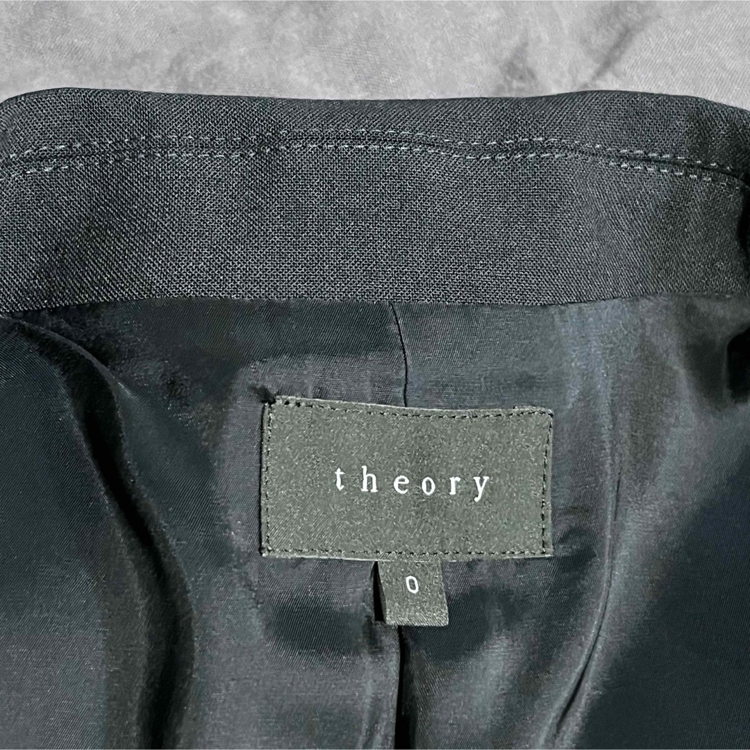 theory(セオリー)のセオリーtheoryジャケットワンピースセットアップスーツサイズ0ネイビー メンズのスーツ(セットアップ)の商品写真