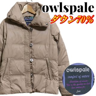 オールズペール(OWLSPALE)のowlspale オールズペール 裏地花柄 ダウンジャケット フリーサイズ(ダウンジャケット)