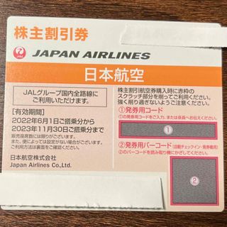 ジャル(ニホンコウクウ)(JAL(日本航空))のJAL 株主割引券 1枚(その他)