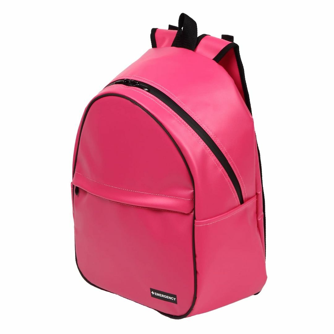 【色: ピンク】レディース防災リュック 女性用の非常持出袋単品 防炎防水素材 日