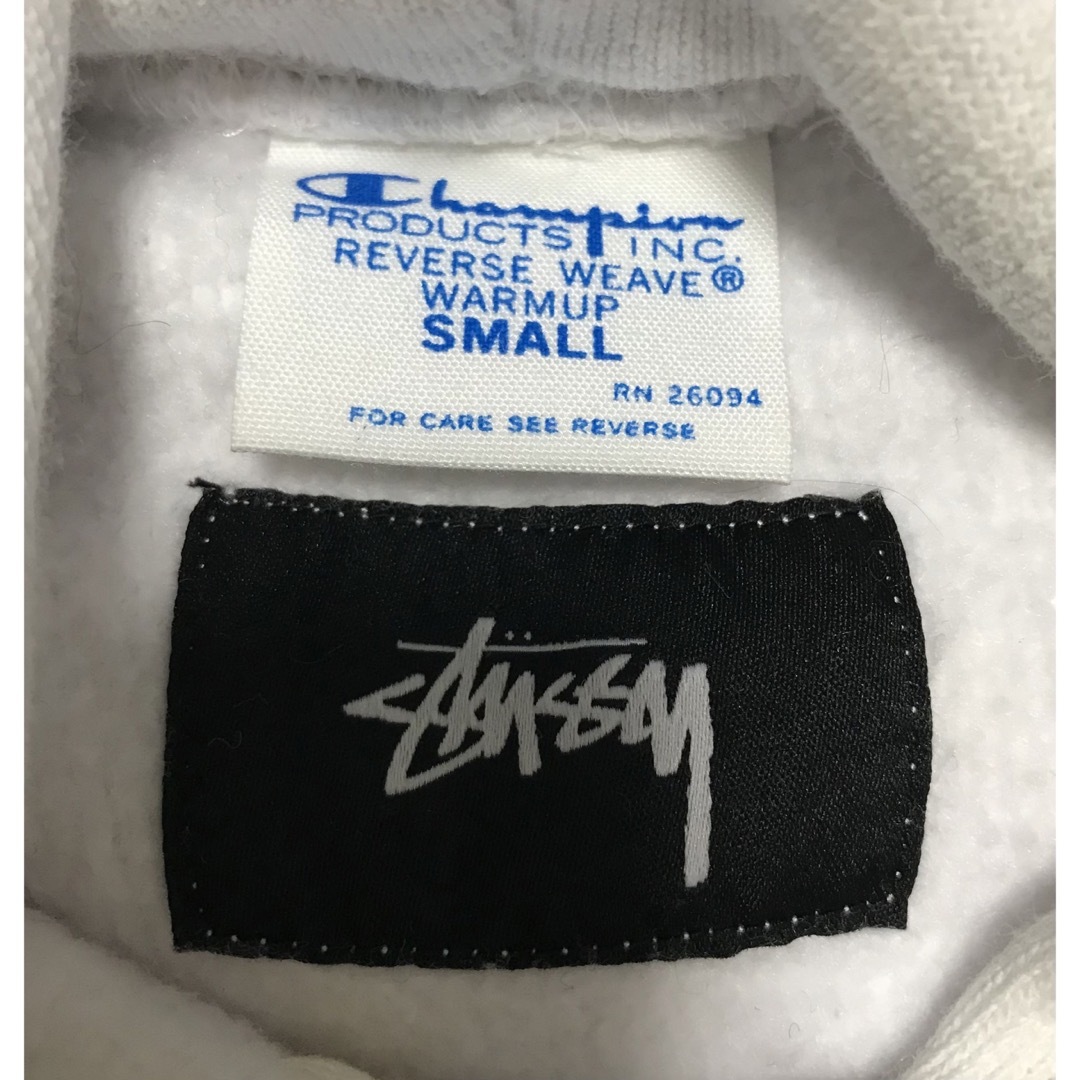 stussy champion アーチロゴパーカー