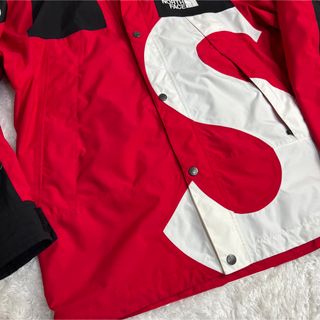 希少　supreme ノースフェイス　S ロゴ　20aw レッド　Mサイズ