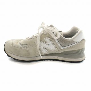 ニューバランス(New Balance)のニューバランス スニーカー シューズ U574 スエード ライトグレー 白(スニーカー)