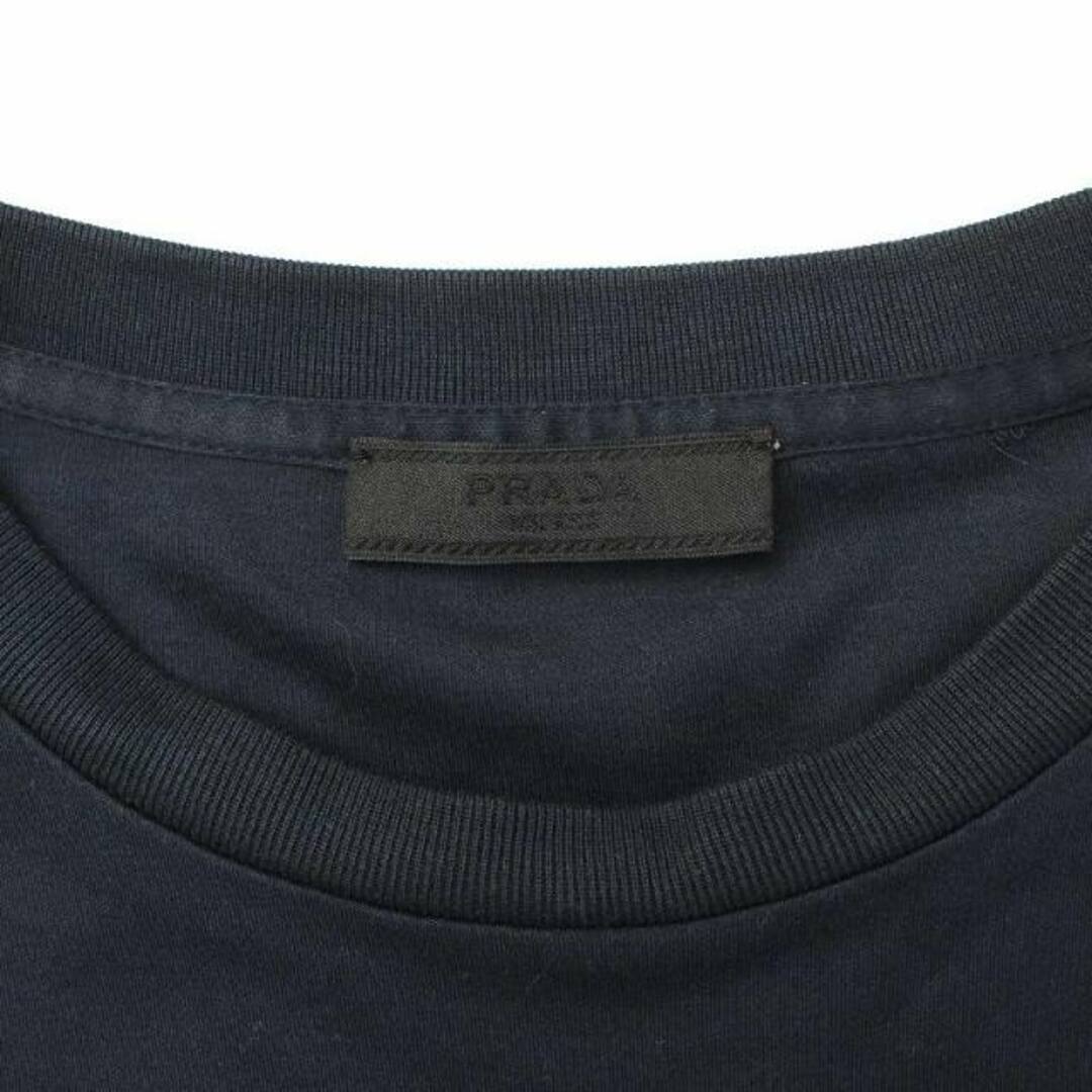 PRADA 21SS Tシャツ 半袖 XL 紺 UJN658 R201 1WQE