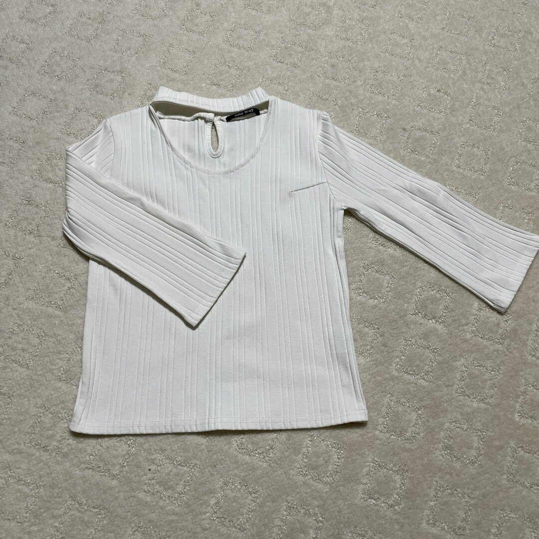 ワンウェイ　チョーカーシャツ レディースのトップス(シャツ/ブラウス(長袖/七分))の商品写真