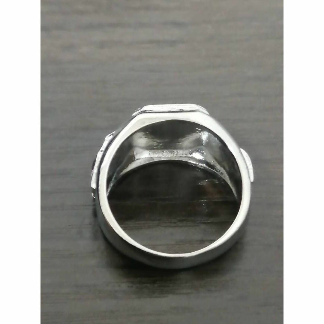 【SALE】リング　指輪　メンズ　シルバー　オオカミ　狼　ウルフ　20号 メンズのアクセサリー(リング(指輪))の商品写真