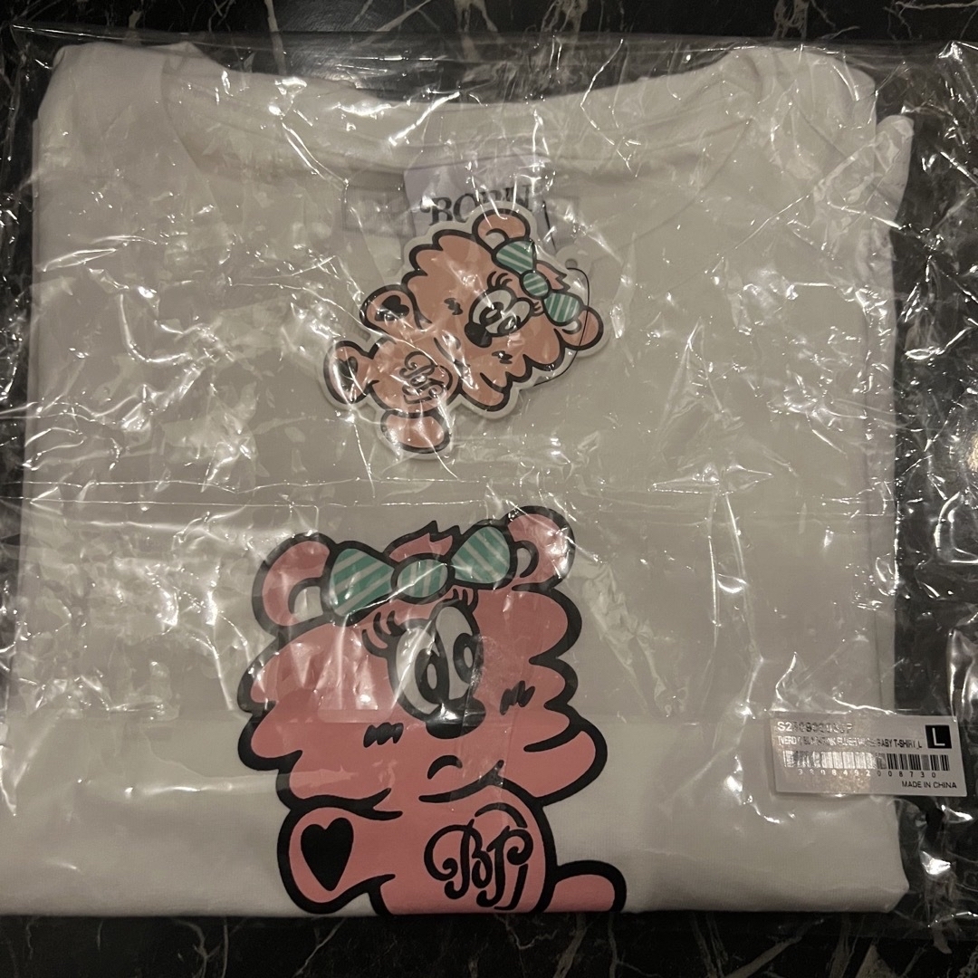 BLACKPINK VERDY PLUSH WMNS BABY T 白Lsize