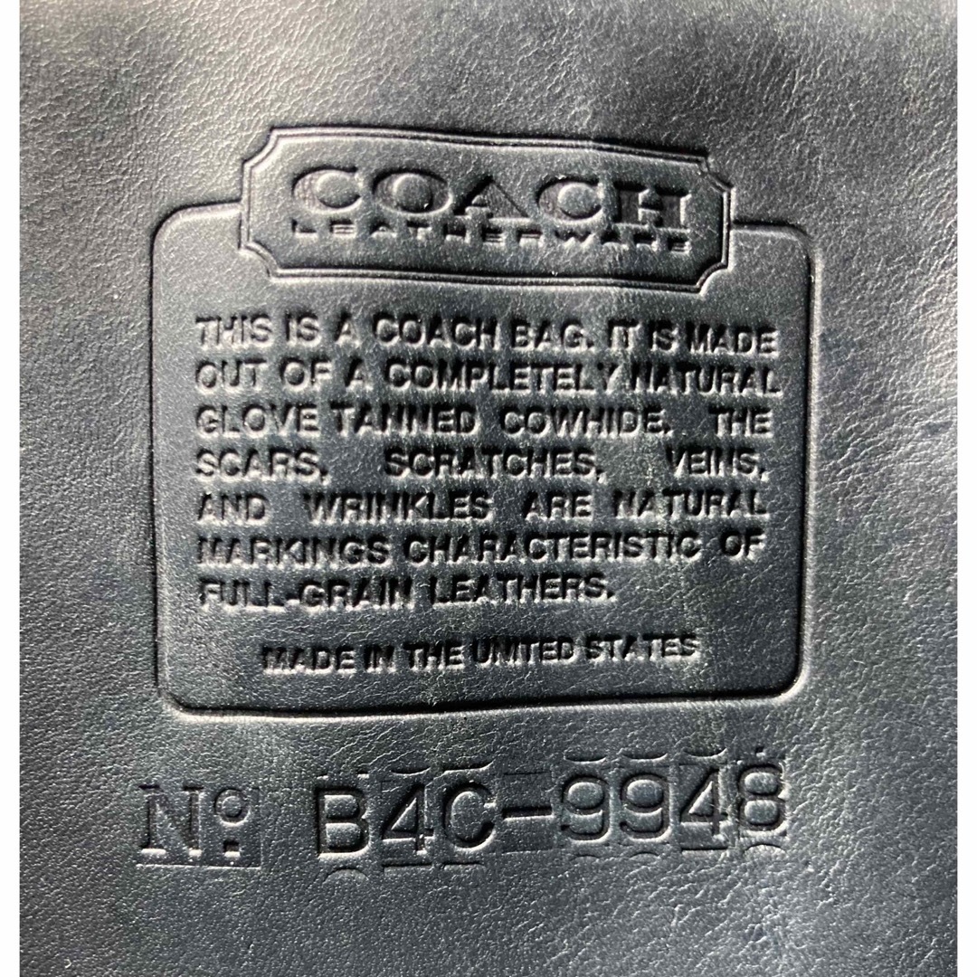 オールドコーチ レザーショルダーバッグ 牛革 肩掛け　coach 9948