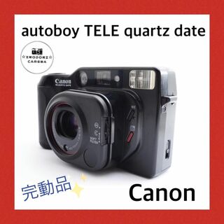 m13☆完動品☆Canon autoboy TELE quartz dateの通販 by あやぷい's