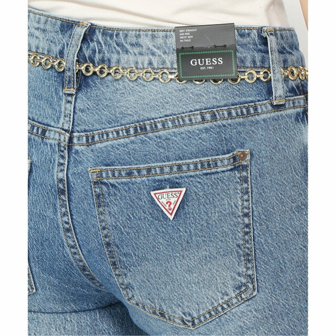 Chain G-Belt Sexy Straight Jeans