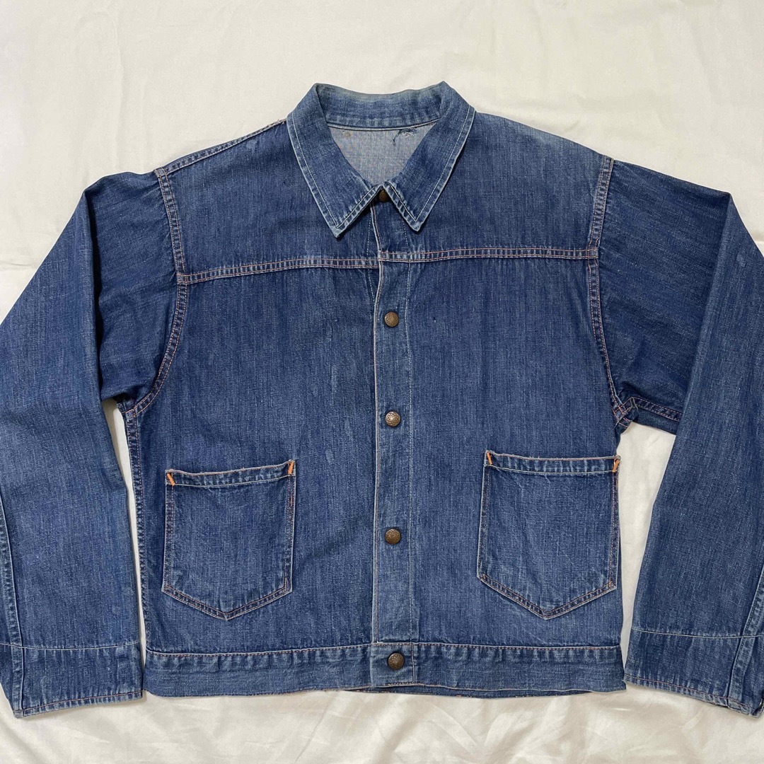 Levi's(リーバイス)の50s ビンテージ ショート カバーオール 2nd デニムジャケット ストア系 メンズのジャケット/アウター(Gジャン/デニムジャケット)の商品写真