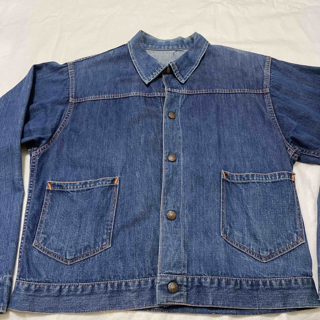 Levi's(リーバイス)の50s ビンテージ ショート カバーオール 2nd デニムジャケット ストア系 メンズのジャケット/アウター(Gジャン/デニムジャケット)の商品写真