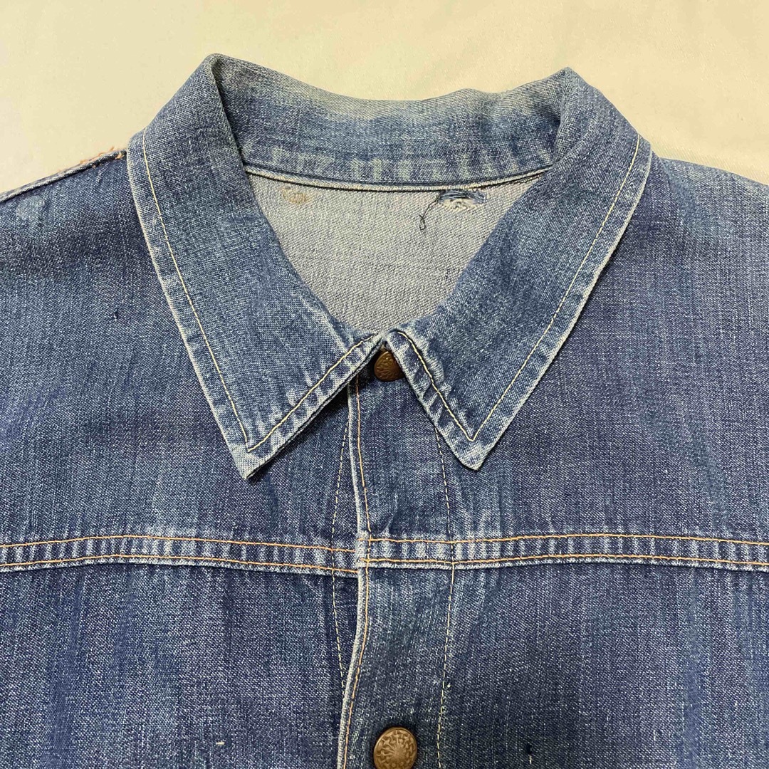 Levi's(リーバイス)の50s ビンテージ ショート カバーオール 2nd デニムジャケット ストア系 メンズのジャケット/アウター(Gジャン/デニムジャケット)の商品写真