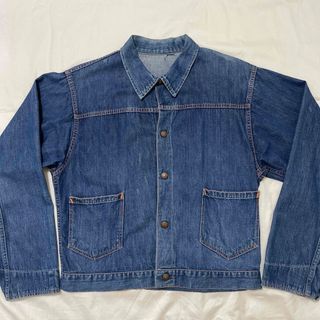 リーバイス(Levi's)の50s ビンテージ ショート カバーオール 2nd デニムジャケット ストア系(Gジャン/デニムジャケット)