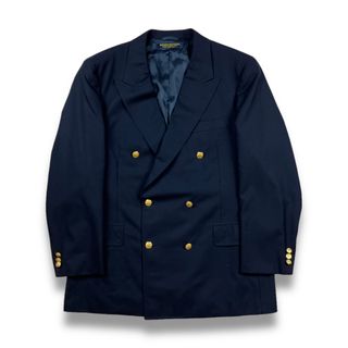 ブルックスブラザース(Brooks Brothers)の80s ブルックスブラザーズ ヴィンテージブレザー 紺ブレ ジャケット ダブル(テーラードジャケット)