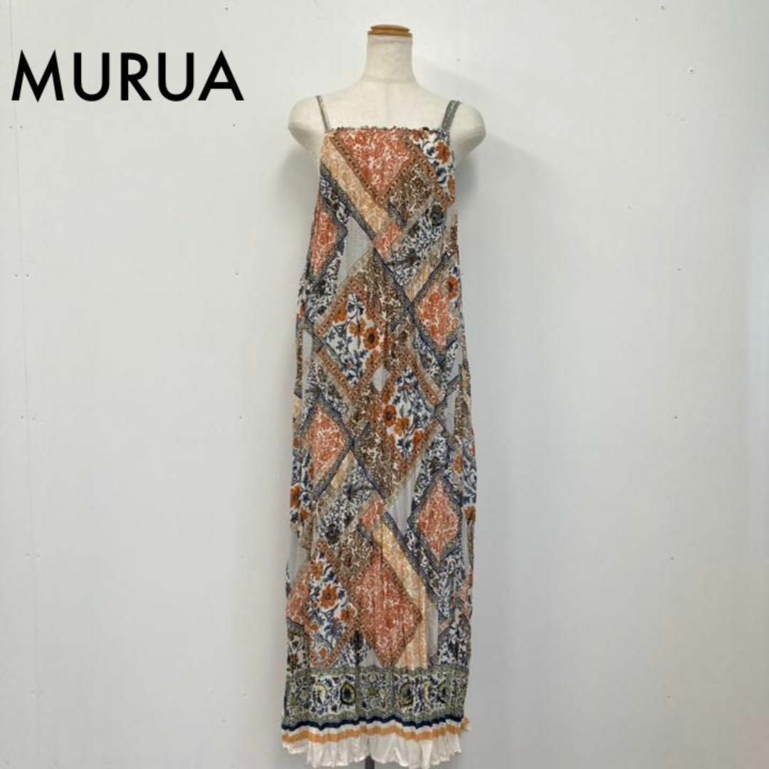 MURUA(ムルーア)のMURUA プリーツワンピース レディースのワンピース(ロングワンピース/マキシワンピース)の商品写真