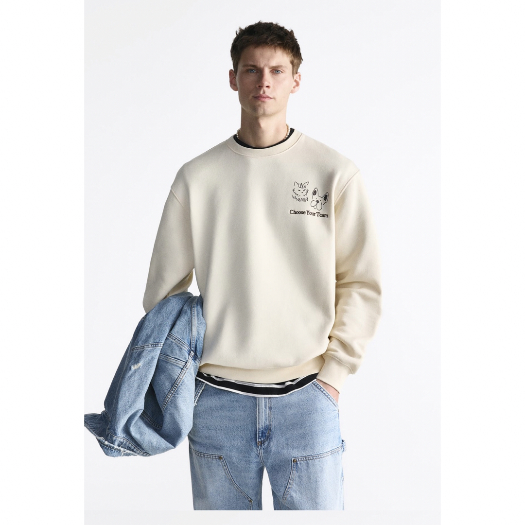 最大80%OFFクーポン ZARA 裏起毛トレーナー