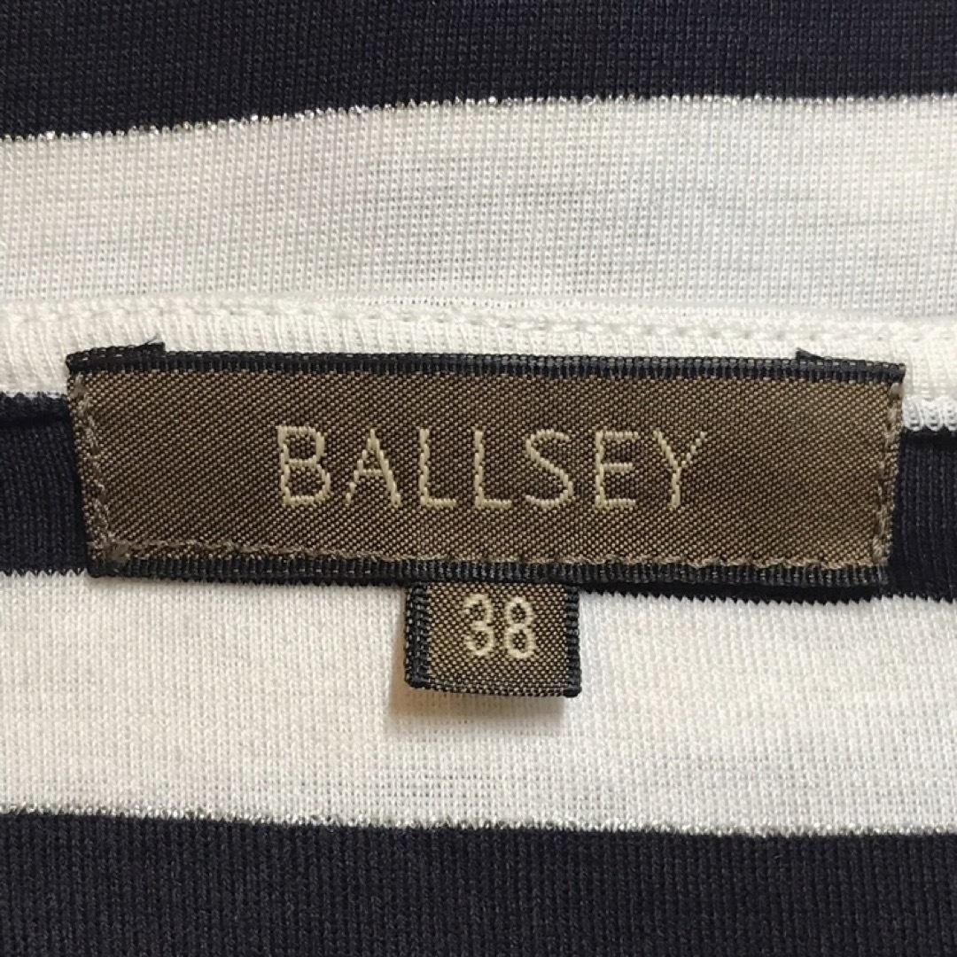 Ballsey(ボールジィ)の★BALLSEY/ボールジィ★七分袖ボーダーカットソー38(M.9号) レディースのトップス(カットソー(長袖/七分))の商品写真